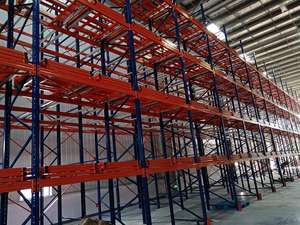 주문 간단한 구조 창고 산업 선반설치 선반 금속 강요 뒤 벽돌쌓기 - Product Image 5