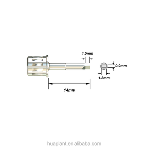 Precisão Flathead Screwdriver para Dental Surgical Instruments <span class=keywords><strong>Solid</strong></span> Healing <span class=keywords><strong>Abutment</strong></span> Chave De Fenda para Extração Despojado - Product Image 1