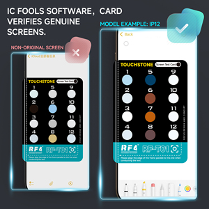 RF4 T01 para Tarjeta de Verificación de Autenticidad de Pantalla Original de <span class=keywords><strong>iPhone</strong></span> - Portátil, Sin Necesidad de Batería, 1 Segundo para Accesorios de Teléfonos Móviles - Product Image 2