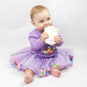 Bebé Niños Niñas Pom Bolas Vestido <span class=keywords><strong>Con</strong></span> Volantes Coloridos Bebé Niña <span class=keywords><strong>Tutu</strong></span> Falda - Product Image 2