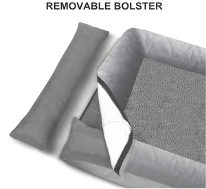 Cama de lujo de diseño moderno para perros, funda lavable ecológica, sofá clásico estilo sólido rectangular <span class=keywords><strong>XL</strong></span> para decoración del hogar, cartón de espuma para mascotas - Product Image 3