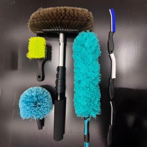 Outil de <span class=keywords><strong>nettoyage</strong></span> multifonctionnel le plus vendu de l'usine, ensemble d'outils de lavage de voiture et outil de lavage de voiture télescopique. - Product Image 1