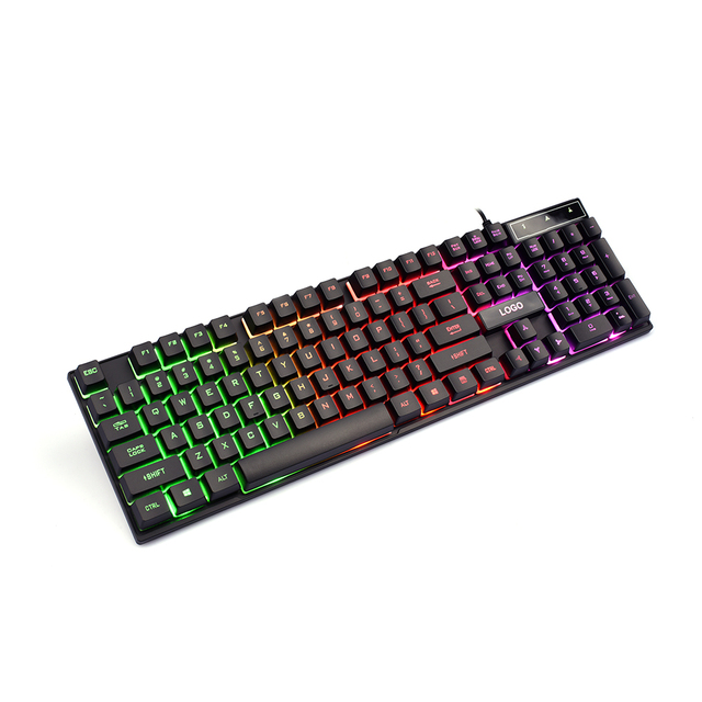 Popular Sales OEM/ODM 104 Key Wired Usb Wired RGB Keyboard JQ501