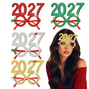 For New 2027 Digital <b>Christmas</b> Booth Glasses Birthday Party <b>Decoration</b> Photo Props Berry - Product Image 2