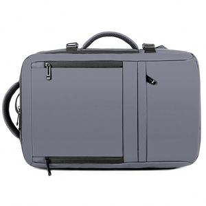Sac à dos pour ordinateur portable de travail de bureau pour femmes noires personnalisé, sac à roulettes extensible avec chargeur USB, sac de voyage pour hommes - Product Image 2