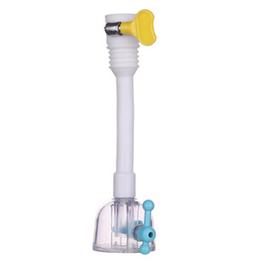 Aérateur de robinet économiseur d'eau avec design rotatif, buse anti-éclaboussures réglable pour évier de cuisine, bleu, rose, vert, matériau PP - Product Image 5
