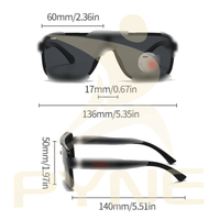 Lunettes de soleil polarisées PC pour hommes et femmes, mode, luxe, marques de créateurs célèbres, lunettes de soleil de haute qualité avec logo