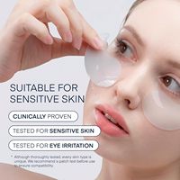 Masques pour les yeux hydratants et éclaircissants contre les cernes et les poches, à la caféine, à l'acide hyaluronique, aux peptides et au collagène, patchs pour le contour des yeux