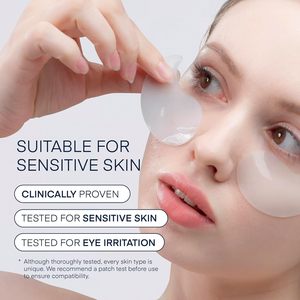 Masques pour les <span class=keywords><strong>yeux</strong></span> hydratants et éclaircissants contre les cernes et les poches, à la caféine, à l'acide hyaluronique, aux peptides et au <span class=keywords><strong>collagène</strong></span>, patchs pour le contour des <span class=keywords><strong>yeux</strong></span> - Product Image 5
