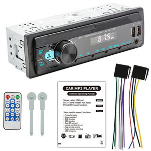 Reproductor MP3 para Coche, Radio FM con Bluetooth, Manos Libres, Luz Colorida, Control Central de Audio, Modificación, 12V, Nuevo - Product Image 2