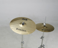 Musical Instrument ALK Series Brass Alloy Cymbals 14" Hihat Cymbal Performance Percussion