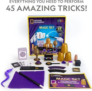 avec des instructions vidéo étape par étape pour chaque tour fournie par un magicien professionnel Ensemble <span class=keywords><strong>de</strong></span> magie National Geographic pour enfants - Product Image 2