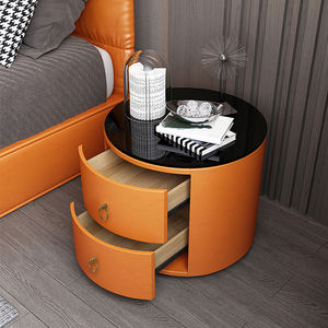 Comodino Intelligente HANYEE con Altoparlante Bluetooth, Tavolino da Notte Moderno in Argento Anticato per Camera da Letto - Product Image 5