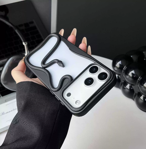 Nouveau populaire étui de téléphone portable en forme de <span class=keywords><strong>serpent</strong></span> évidé anti-chute électrolytique pour <span class=keywords><strong>IPhone</strong></span> 17 16 15 Pro Max 15 14 13 12 <span class=keywords><strong>11</strong></span> Pro - Product Image 1