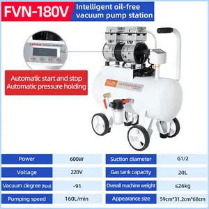 FVN-180V 600W 220V Olie Gratis Luchtcompressor Machine Prijs Luchtcompressor Pomp Hot Product