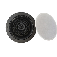Haut-parleur de plafond 2.0 canaux 50W 8 Ohm avec woofer, réponse en fréquence 20-20KHz, 87dB pour systèmes de musique d'ambiance domestiques et commerciaux