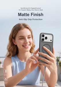High Quality Bulk Magnetic Soft Touch Phone Case Luxury Shockproof Slim Protective Cover for 17 16 15 <b>Pro</b> - Product Image 6