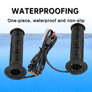 Poignée chauffante électrique en alliage d'aluminium à trois niveaux, étanche, pour véhicules tout-terrain (VTT), avec température réglable - Product Image 3