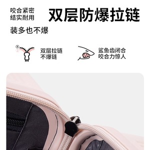 Unisex Carry-On Suitcase 20 Inch Lightweight With Zipper And Swivel Wheels For Leisure Travel - Product Image 4