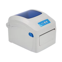 Imprimante d'étiquettes codes-barres pour étiquettes de produits SKU, autocollants codes-barres, imprimante thermique directe de bureau 203 dpi 118 mm USB Bluetooth blanche