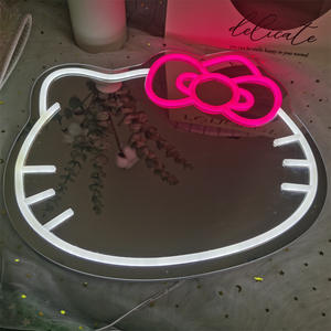 Luces LED de Neón Inteligentes Modernas al por Mayor, Diseño de Hello Kitty, Clasificación IP67, Decoración de Pared para Maquillaje, Plástico, Garantía de 1 Año - Product Image 6
