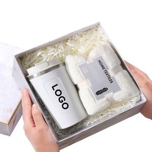 2024 Hot Selling Souvenir White Luxury Coffee Tumbler Guests <b>Gift</b> <b>Set</b> for Wedding - Product Image 1