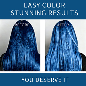 Tinta <span class=keywords><strong>Permanente</strong></span> per Capelli Blu Zaffiro 197g, Complesso di 5 Oli di Frutta, Pigmento Intensivo, Trattamento Colorante Professionale OEM/ODM - Product Image 3