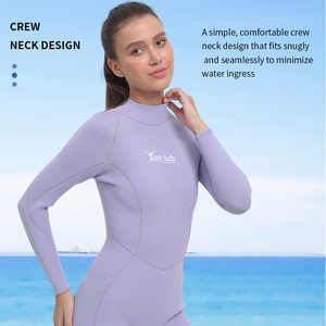 Traje de Neopreno de <span class=keywords><strong>3</strong></span>/5 mm para <span class=keywords><strong>Mujer</strong></span>, Manga Corta, Anti-UV, Secado Rápido, para Snorkel, Surf, Buceo, Trajes de Neopreno para Jóvenes, Precio de Fábrica - Product Image 5