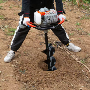 Excavadora de agujeros de poste de 60 cm de diámetro 52CC, barrena de tierra resistente para perforación de agujeros de invernadero de huerto, otros - Product Image 4