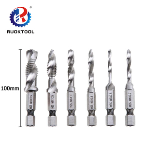 Chất lượng cao chủ đề vòi và khoan bit Hex Shank khoan bit 6Pcs HSS countersink Metric kết hợp vít tap khoan bit - Product Image 3