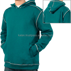 100% algodón 24oz Cool Streetwear patrón sólido Sudadera con capucha jersey de lana de punto con estampado de seda personalizado para invierno KFH02 - Product Image 2
