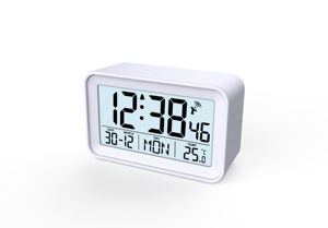 นาฬิกาปลุกดิจิตอล จอ LCD แสดงอุณหภูมิ ไฟแบ็คไลท์ ตั้งเวลา ตั้งเวลาเลื่อน ปฏิทิน วิทยุ DCF ไฟตั้งโต๊ะ นาฬิกาปลุก - Product Image 2