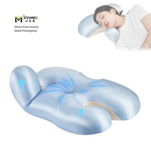 Oreiller de lit JYM YM-P130-2 en mousse à mémoire de forme pour un sommeil profond, soulagement de l'insomnie, prévient les plis, favorise la santé cervicale - Product Image 3