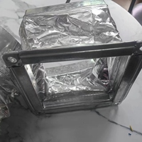 Connecteur de conduit en PVC flexible rectangulaire résistant aux hautes températures ignifuge de ventilation de haute qualité