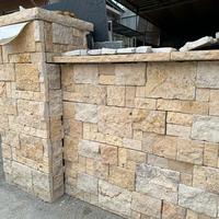 Pierre de calcaire beige pour la décoration des murs, des sols et des façades, prenant en charge les projets de conception personnalisée