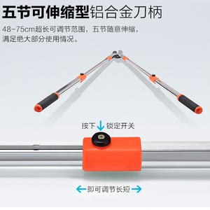 Tijeras de podar telescópicas plateadas de 20-30 mm, herramienta de poda de acero aleado para uso en jardines y huertos - Product Image 4