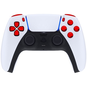 ชุดปุ่มกด EXtremeRate สีแดงเงา 11in1 สำหรับจอยสติ๊ก คอนโทรลเลอร์เกมส์  ดีแพด ทริกเกอร์ แอคชั่น พลาสติก ครบชุด สำหรับคอนโทรลเลอร์ PS5 รุ่น BDM-020 - Product Image 3