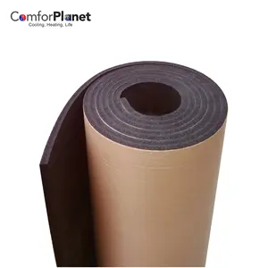 Refrigeration Elastomeric Waterproof Self adhesive Sound Proof Heat Resistant Industrial Rubber Foam insulation sheets/rolls