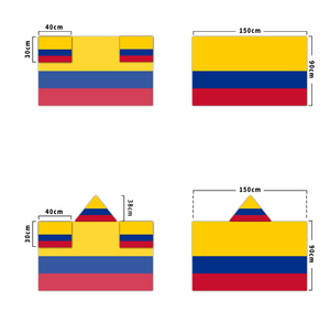 Bracelet de haute qualité en gros <span class=keywords><strong>avec</strong></span> logo personnalisé <span class=keywords><strong>Drapeau</strong></span> de la Colombie pour les supporters de football 2026 - Product Image 6