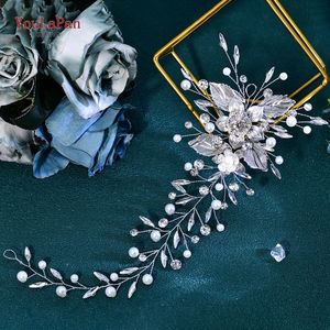 ที่คาด<span class=keywords><strong>ผม</strong></span>ไข่มุกหรูหรา YouLaPan สำหรับ<span class=keywords><strong>เจ้าสาว</strong></span>งานแต่งงาน เครื่องประดับผมโลหะผสมรูปดอกไม้ประดับเพชรเทียม เครื่องประดับผมสำหรับงานเลี้ยง HP937 - Product Image 5