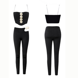 2025 China Manufacturer Factory Sports Bra With <b>Leggings</b> Suits Running Fitness Set Yoga Suit Gym Fitness Sets for Women - Product Image 4