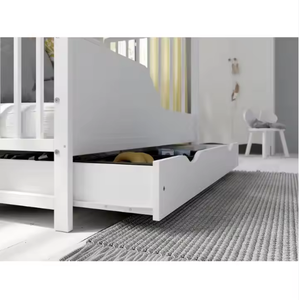 Camas de bebé plegables Crecimiento de recién nacido Cuna infantil Cama de madera para bebé La cuna se puede transformar en una cama para niños - Product Image 4