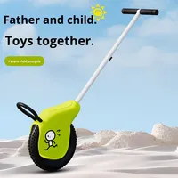 Nouveau design de poussette à une roue pour enfants, jouets en voiture pour bébés, poussette à une roue