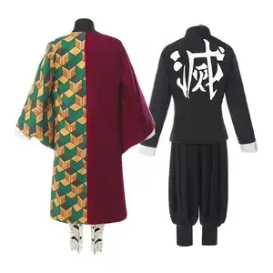 Hot Sale Wholesale Cosplay Costume Demon Slayer Kimetsu Anime Adult Clothes Full Outfit Children's Costumes Halloween Cosplay