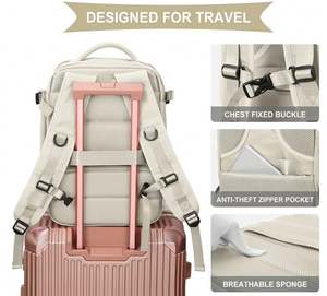 Mochila de Negocios de Moda, Mochila Escolar Universitaria, Mochila Impermeable para Portátil de Viaje para Hombres y Mujeres - Product Image 6