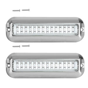 Vendita calda in acciaio inox + PC lampada <span class=keywords><strong>subacquea</strong></span> impermeabile IP68 LED 10-36V DC 27/42 LED luce marina hardware <span class=keywords><strong>accessori</strong></span> - Product Image 1