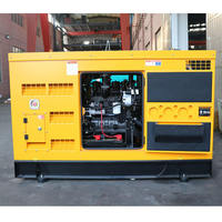 Groupe électrogène diesel super silencieux 25KW 25KVA monté sur camping-car, équipé d'un ATS, double tension 230V 400V 50Hz
