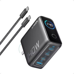 Nuevo Cargador de Pared USB-C <span class=keywords><strong>Anker</strong></span> Zolo de 140 W, Cargador para Portátil, 4 Puertos, Carga Rápida Multidispositivo, Adaptador de Corriente GaN Avanzado para Macbook - Product Image 1