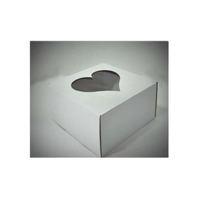 Top sellers Cake / Pastry packaging box with transparent heart shaped window