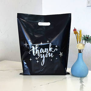 wholesale thank you plastic bags with custom logo print for <b>small</b> business gift <b>shops</b> - Product Image 6